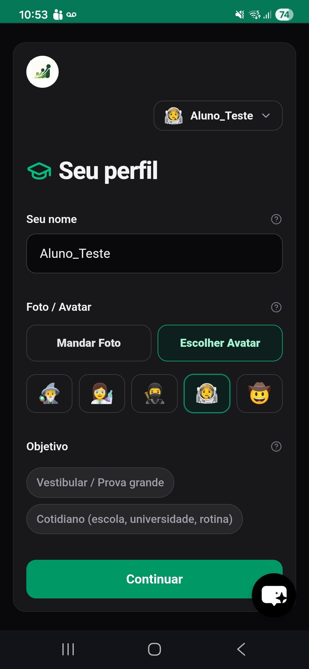 Print do AppRenda 1